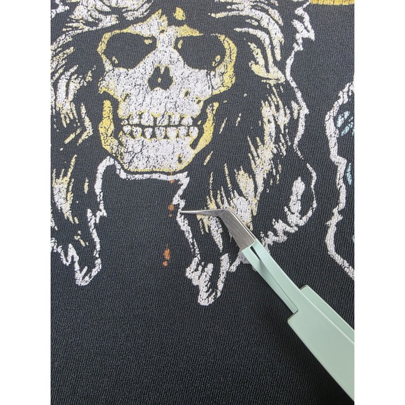 2012 Guns And Roses Band Tee Faded Black Shirt Vintage Style Womens Size XL - Picture 7 of 13